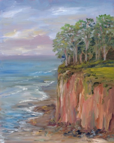 Cliffs at New Brighton Beach